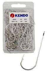 Kendo 8079 Abardeen Tin 3/0 100 Adet Halkalı Olta İğnesi