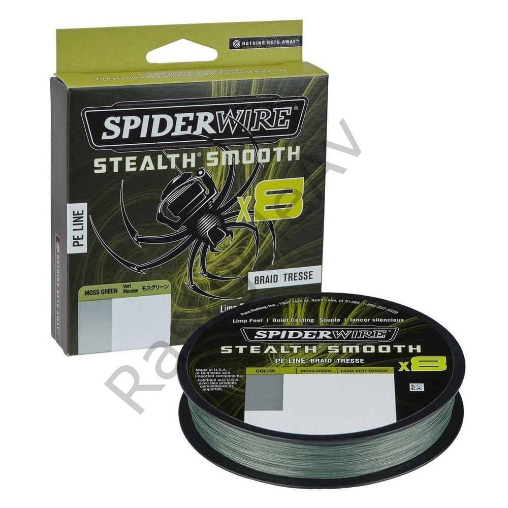 SpiderWire Stealth Smooth x8 Pe Braid 300m Moss Green Örgü İp