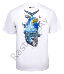 BKK Short Sleeve Casual Shirt White Tişört