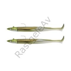 Fiiish Crazy Paddle Tail CPT120 CPT1442 x2 Combo 15gr Khaki Silikon Yem