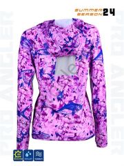 Fujin Pro Angler S24 Women Hooded Echo Purple