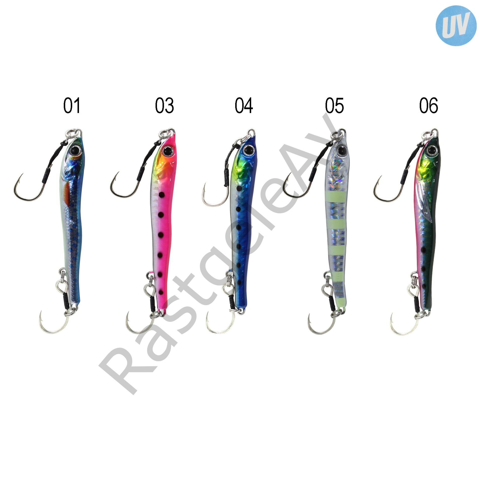 Captain 3628 Slide Jigger 60gr Light Jig Suni Yem