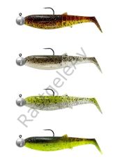 Savage Gear Cannibal Shad 8cm 5gr+7.5gr #2/0 Clear Water 4+4 Adet
