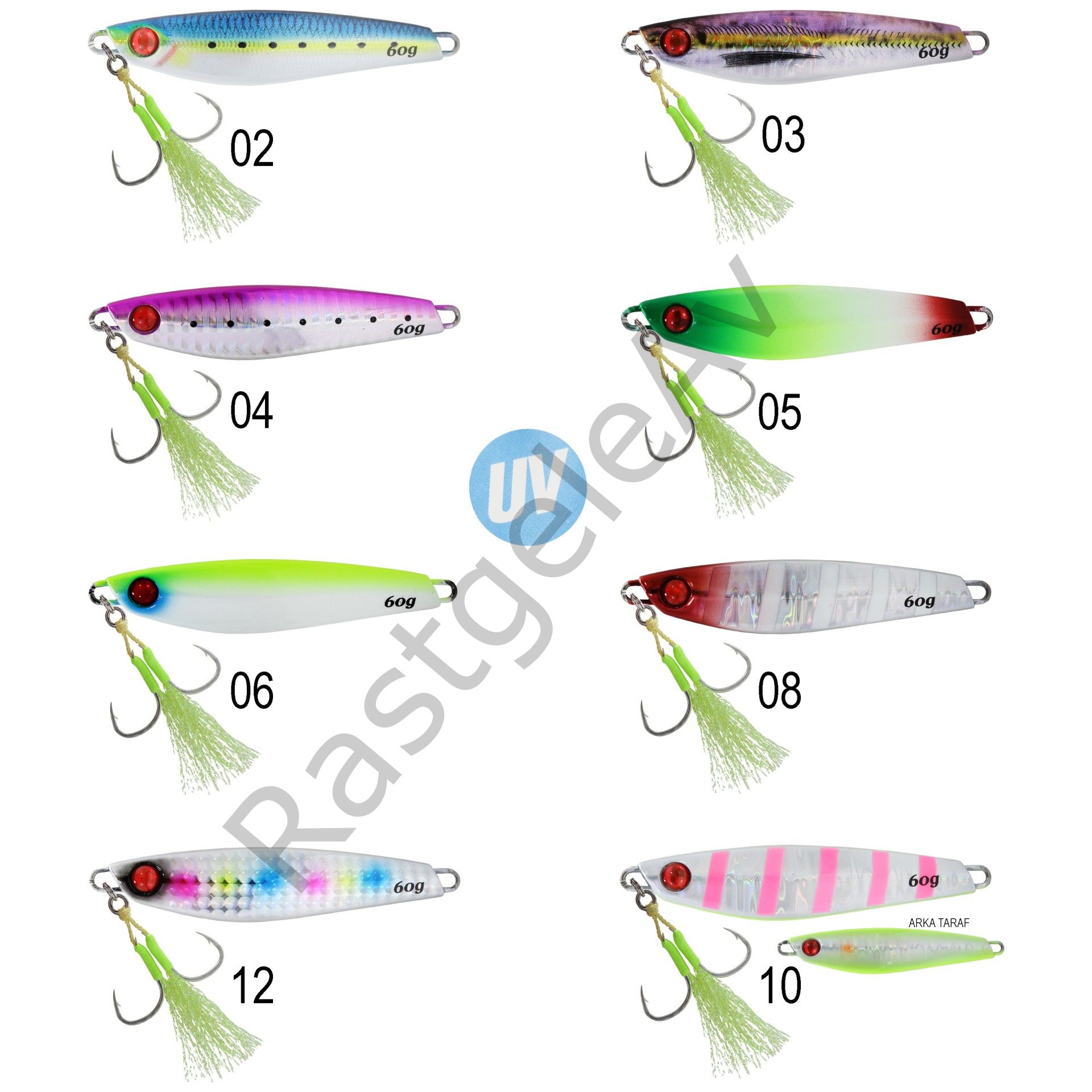 Captain 3634 Emotion Jigger 60gr Light Jig Suni Yem