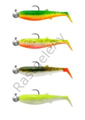 Savage Gear Cannibal Shad 8cm 5gr+7.5gr #2/0 Dark Water 4+4 Adet