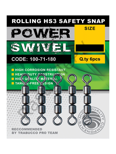 Trabucco HS3 Rolling Swivel Fırdöndü