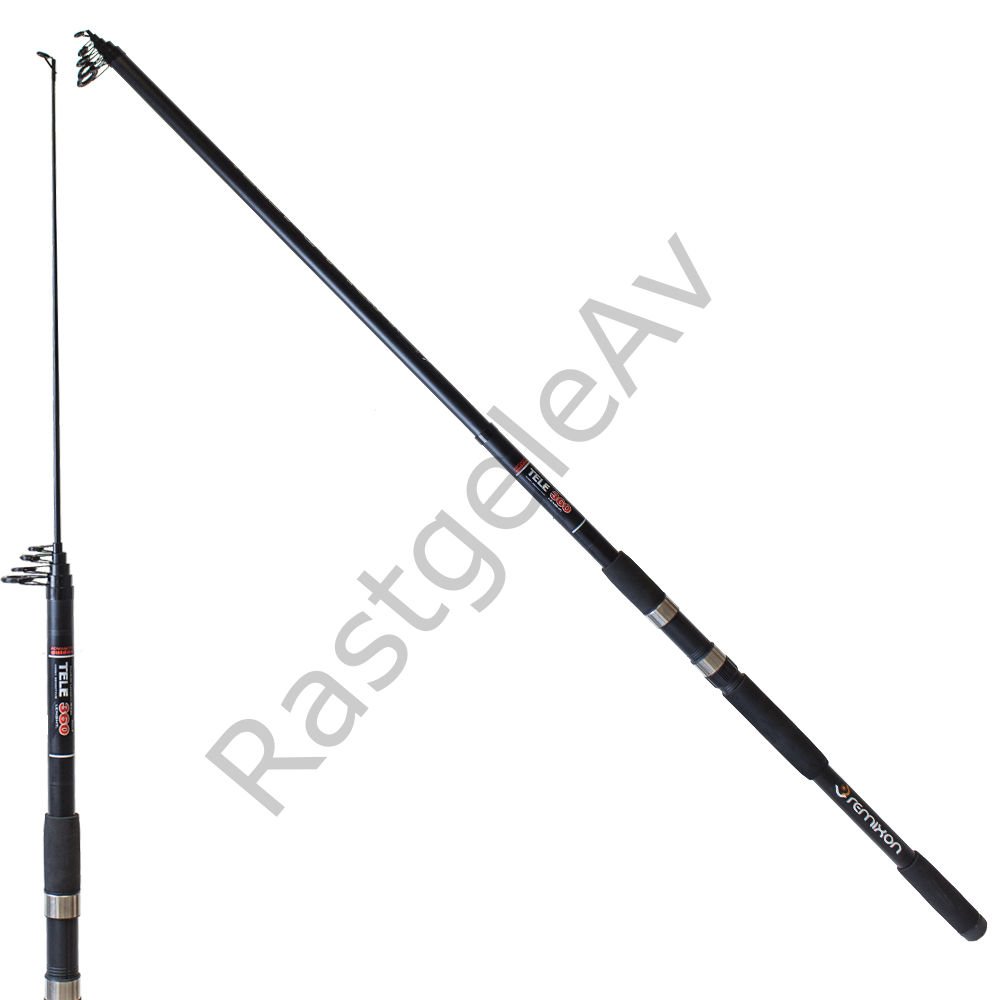 Remixon Apache 3.90m, 250gr Tele Kamış, Matt Black