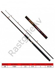 Captain 1427 Aero Spin 240cm 2 Parça Heavy Spin Kamış 80-100gr Atar