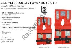 Mesica 100N Sertifikalı Boyunduruk Tip Çocuk Can Yeleği