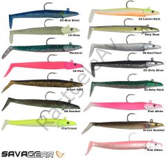 Savage gear Sandeel 12.5 cm 23 gr 2+1 Adet Suni Yem