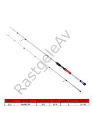 Captain 1460 Tetra Spin 270cm 2 Parça Spin Kamış 14-38gr Atar