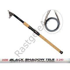 Captain 1638 Black Shadow Tele Spin Kamış 10-40gr Atar