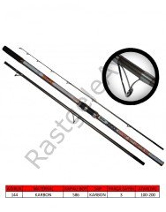 Captain 1453 Stinger 420cm 3 Parça Surf Kamış 100-200gr Atar