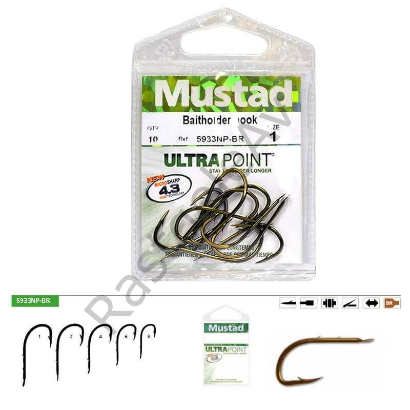 Mustad Olta İğnesi 5933 NPBR 10 lu
