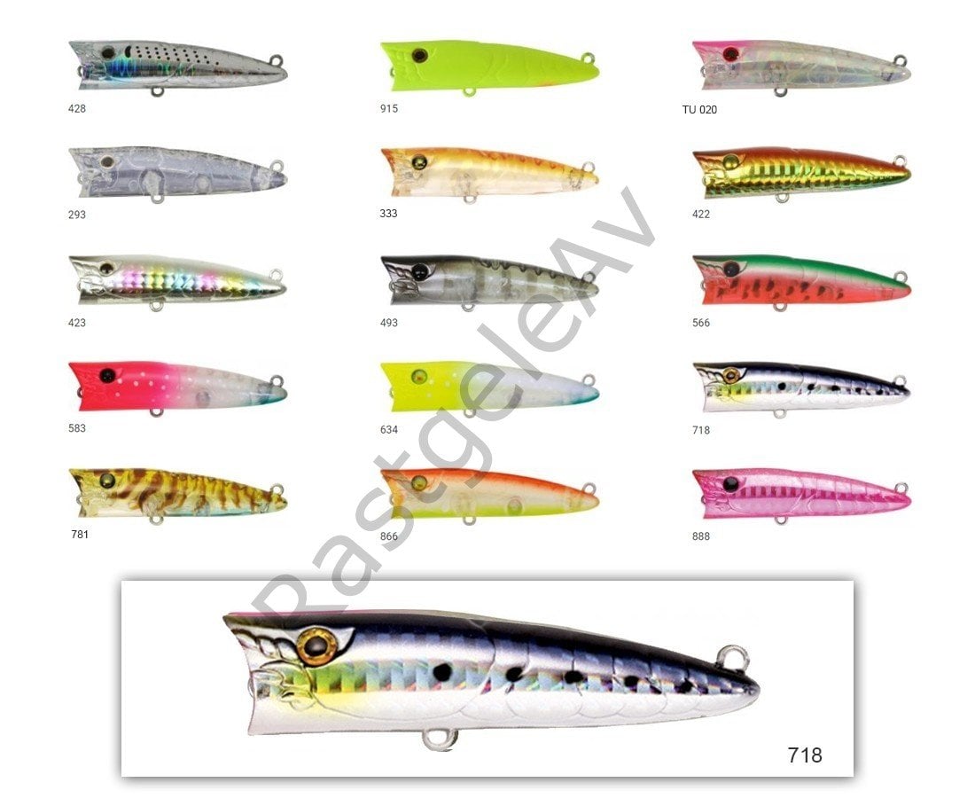 Zipbaits Popper 68mm Su Üstü Poping 8.3gr Maket Balık