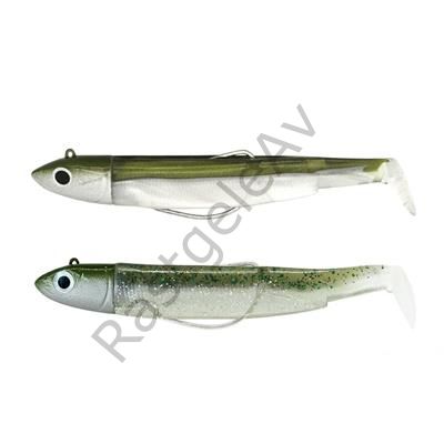 Fiiish BM70/1 BM3035 Double Combo Off Shore 6gr Khaki-Ghost Minnow Silikon Yem