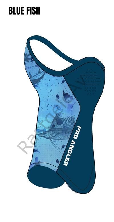 Fujin Pro Angler Sungaiter Boyunluk Blue Fish