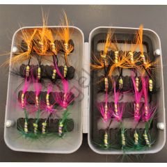 Captain 3452 Trout Fly Sinek Assortment Alabalık Yemi 32'li Mix Set