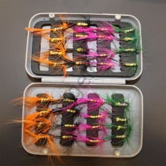 Captain 3452 Trout Fly Sinek Assortment Alabalık Yemi 32'li Mix Set