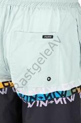Fujin Pro Angler Board Short Mayo Anthracite Turquoise