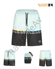 Fujin Pro Angler Board Short Mayo Anthracite Turquoise