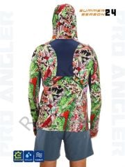 Fujin Pro Angler S24 Hooded Makai Green Red