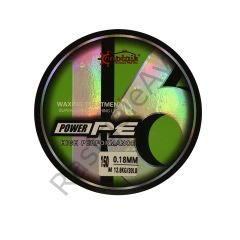 Captain X16 Power PE 16 Örgü Spin İp Misina 150mt Light Green