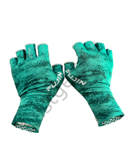 Fujin Pro Angler Summer Gloves Green