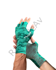Fujin Pro Angler Summer Gloves Green