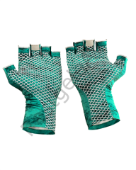 Fujin Pro Angler Summer Gloves Green