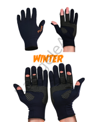 Fujin Pro Angler Winter Gloves Black