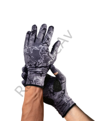 Fujin Pro Angler Winter Gloves Black Camo