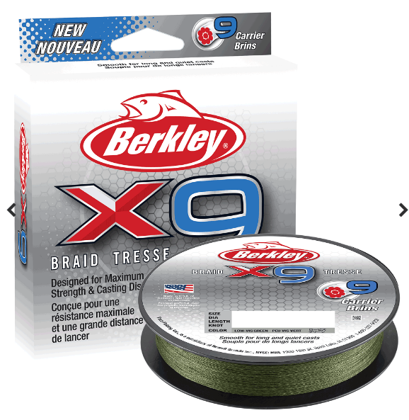 Berkley X9 Braid Tresse İp Misina