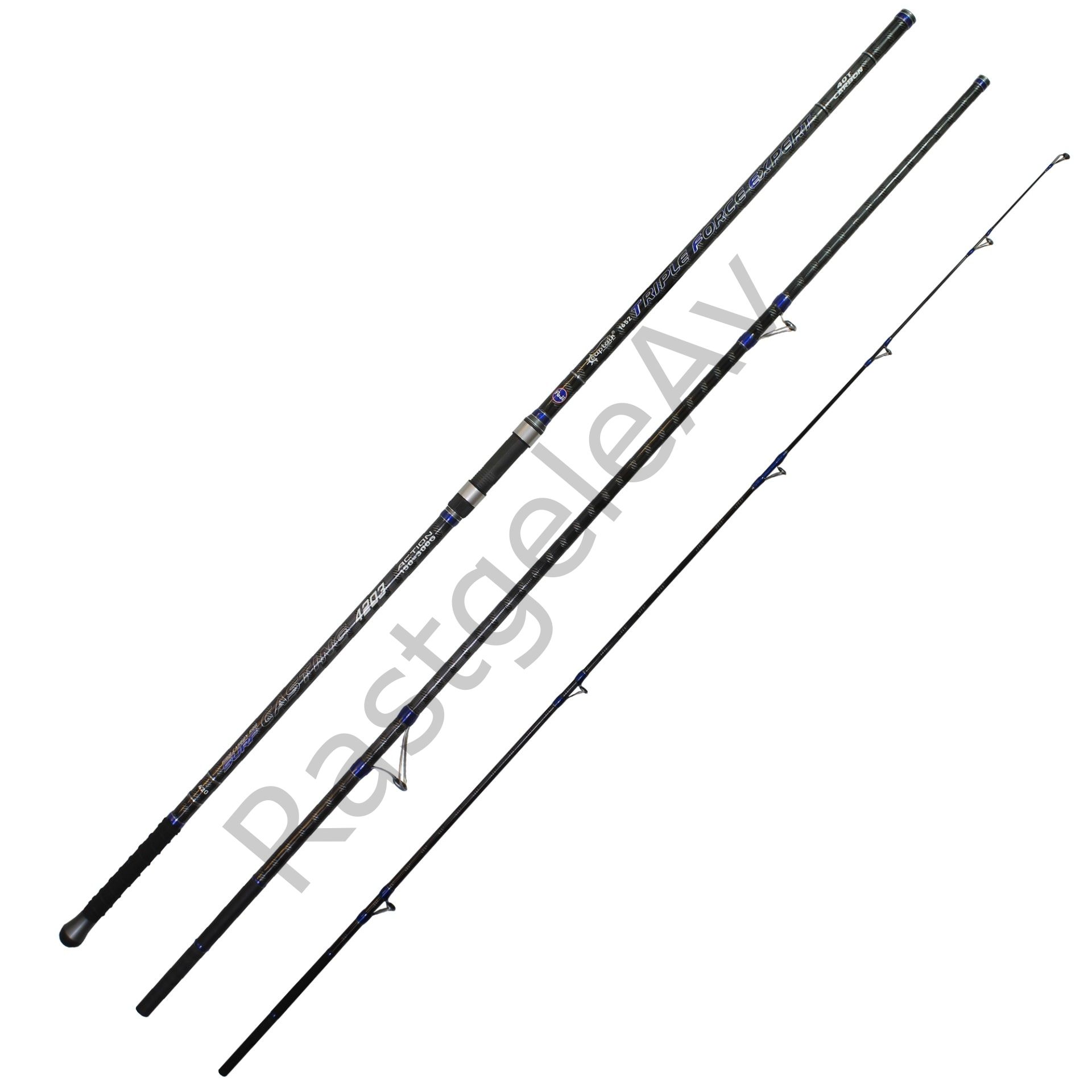 Captain 1652 Triple Force Expert FUJİ 3 Parça Surf Kamış 300gr Atar