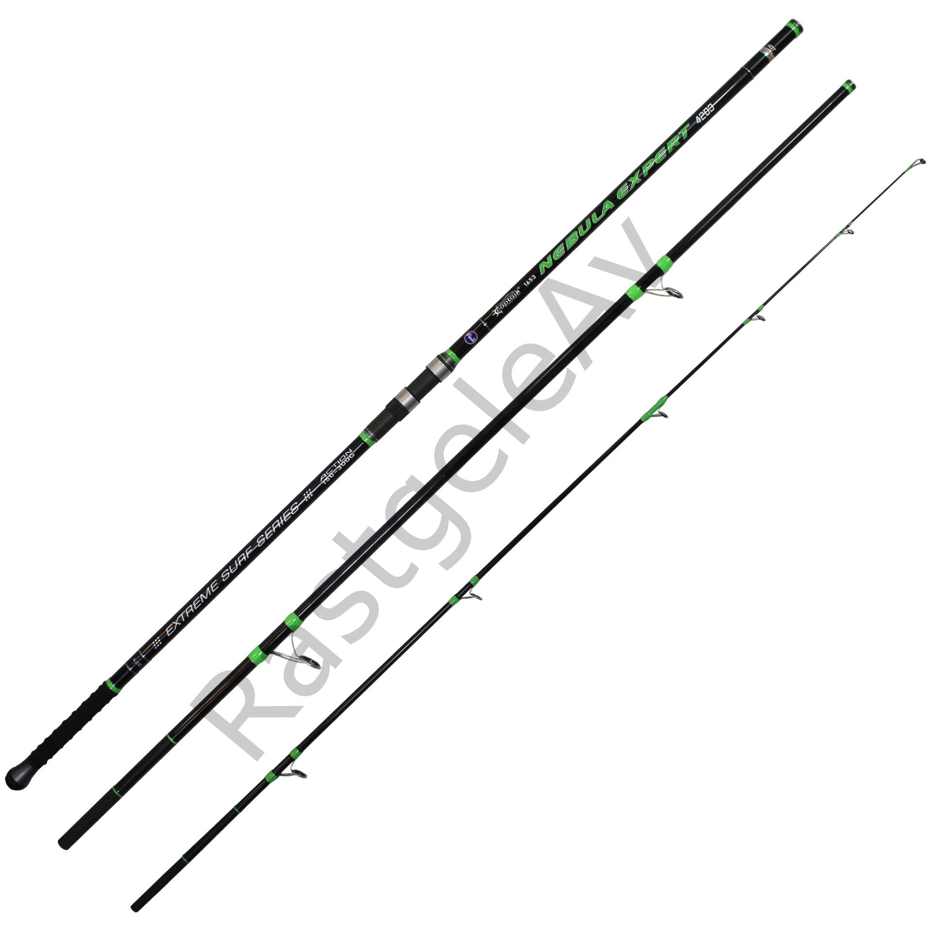 Captain 1653 Nebula Great Expert FUJİ 3 Parça Surf Kamış 300gr Atar