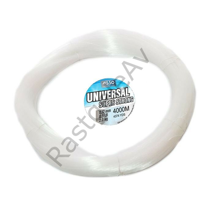 Asso Universal Çile 4.000mt Monofilament Misina Beyaz