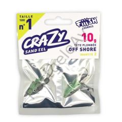 Crazy Sandeel CSE100/1 CSE217 10gr Off Shore Jig Head