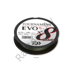 Daiwa Tournament EVO+ 8B Dark Green İp Misina (135m)
