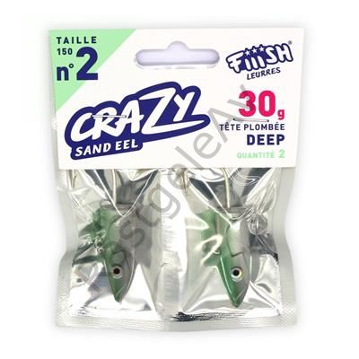 Crazy Sandeel CSE150/2 CSE222 30gr Deep Jig Head