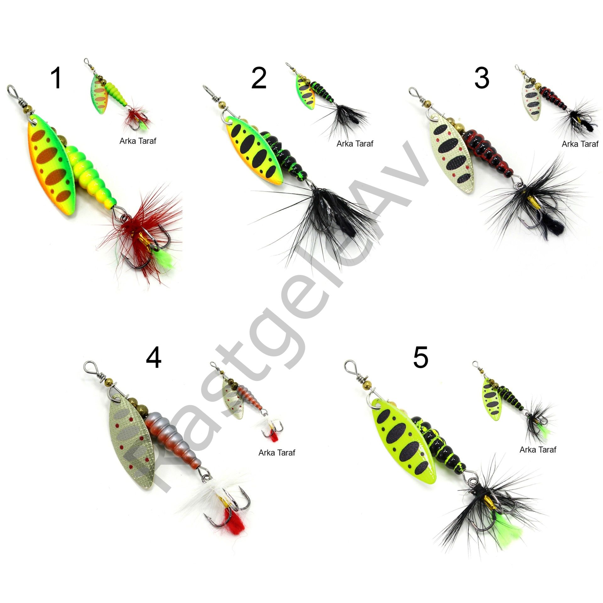 Captain 6050 Bugbao 6.5gr Alabalık Kaşığı