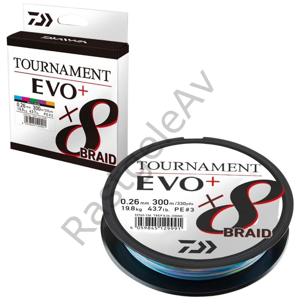 Daiwa Tournament EVO+ 8B Multicolor İp Misina (300m)