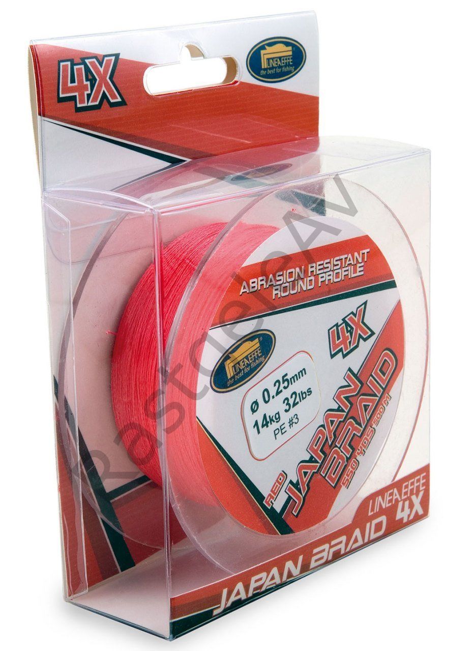 Lineaeffe Japon Braid Red 500 mt 4 Örgü İp