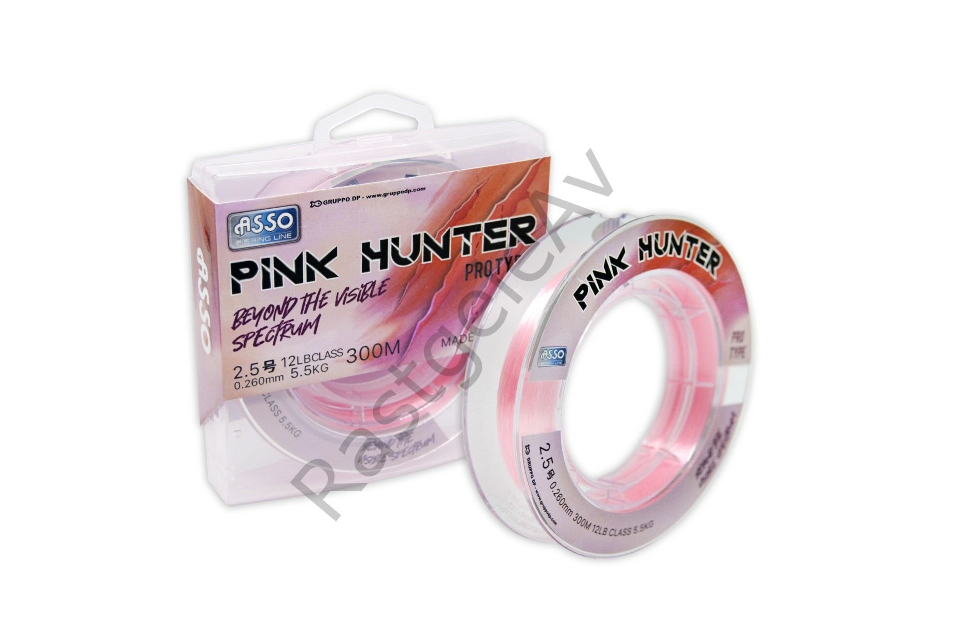 Asso Pink Hunter Surf FC COATED Visible Line 300mt