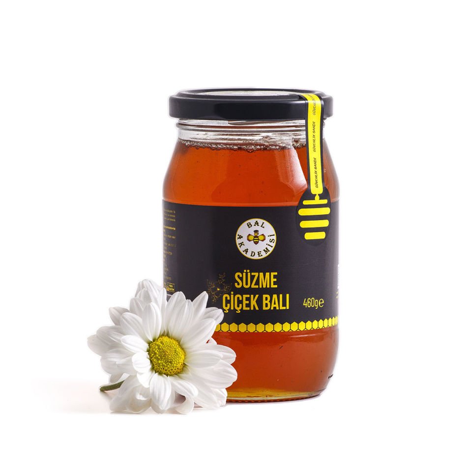 Süzme Çiçek Balı 460 Gr (Doğal ve Katkısız) - (Çok Çiçekli)