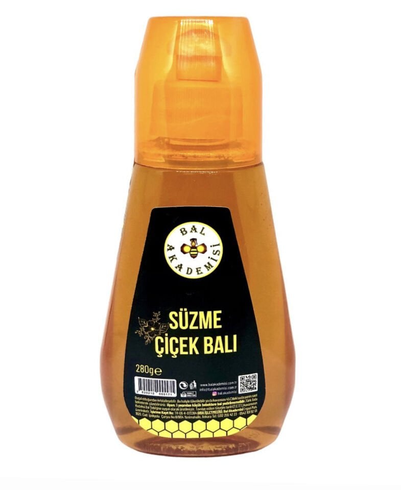 Süzme Çiçek Balı 280 Gr  (Doğal ve Katkısız) - (Çok Çiçekli)