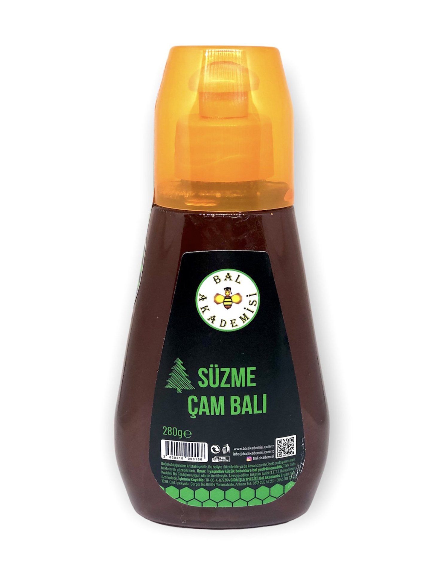 Süzme Çam Balı 280 Gr (Doğal ve Katkısız) - (Ege Bölgesi)