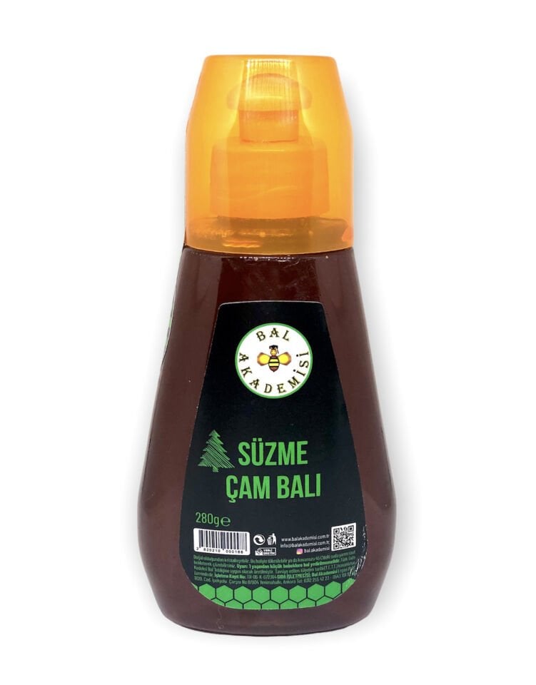 Süzme Çam Balı 280 Gr (Doğal ve Katkısız) - (Ege Bölgesi)