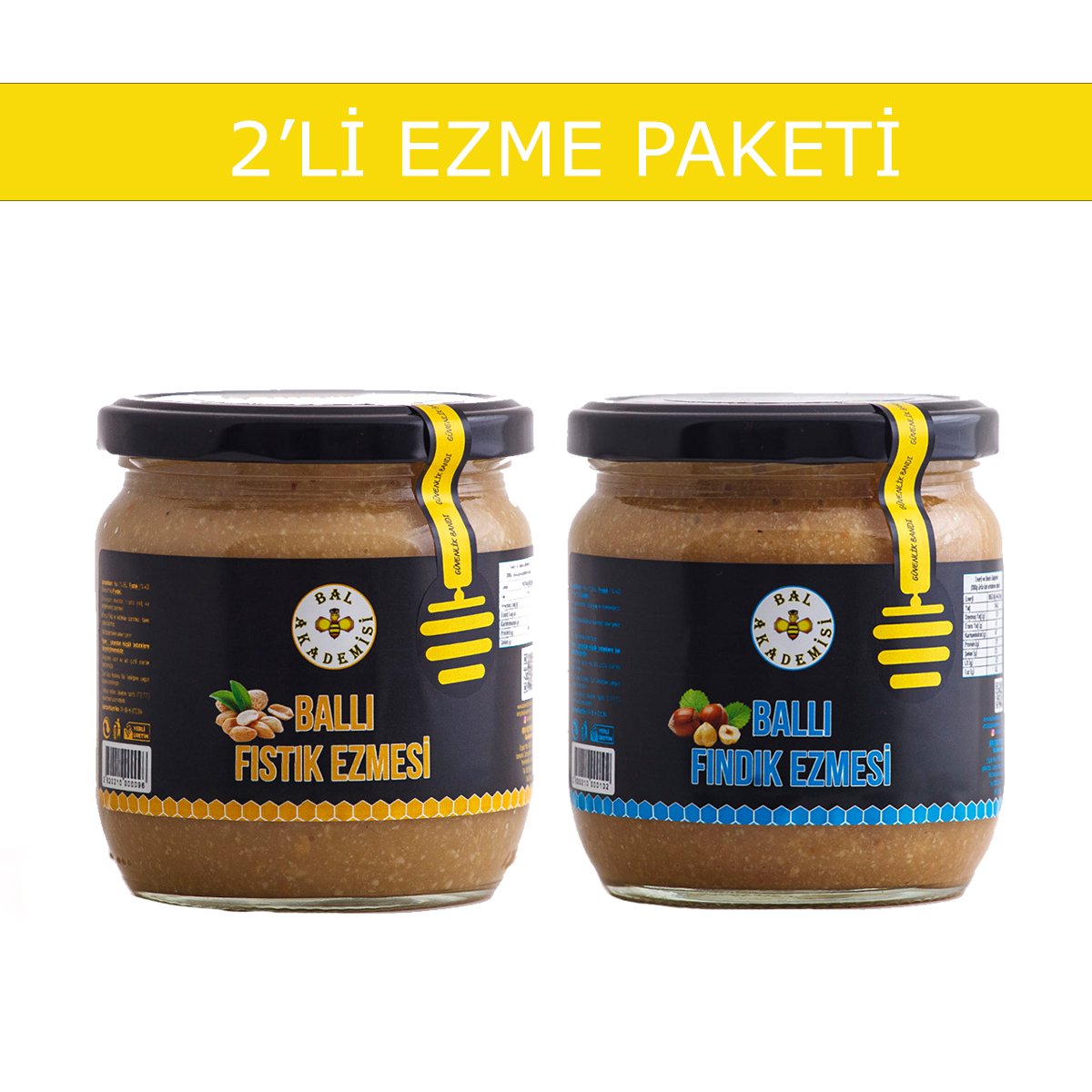 Şekersiz Fıstık Ezmesi Krem 300 gr Kavanoz