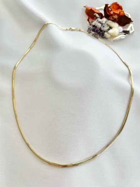 14 Kuyumculuk 3 mm Balıksırtı Zincir