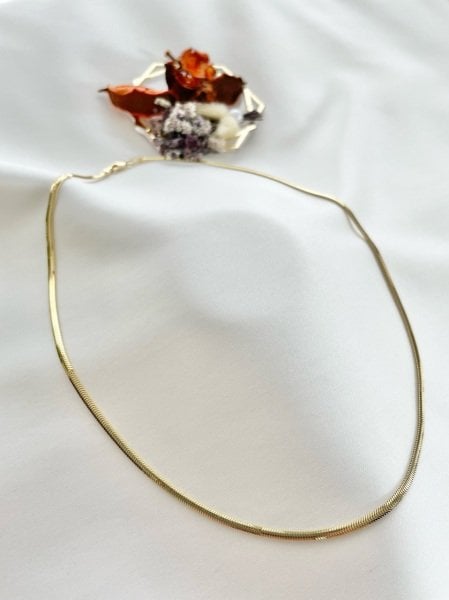 14 Kuyumculuk 3 mm Balıksırtı Zincir